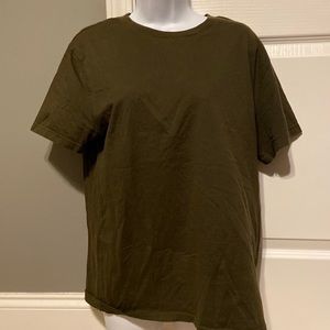 Olive green tee